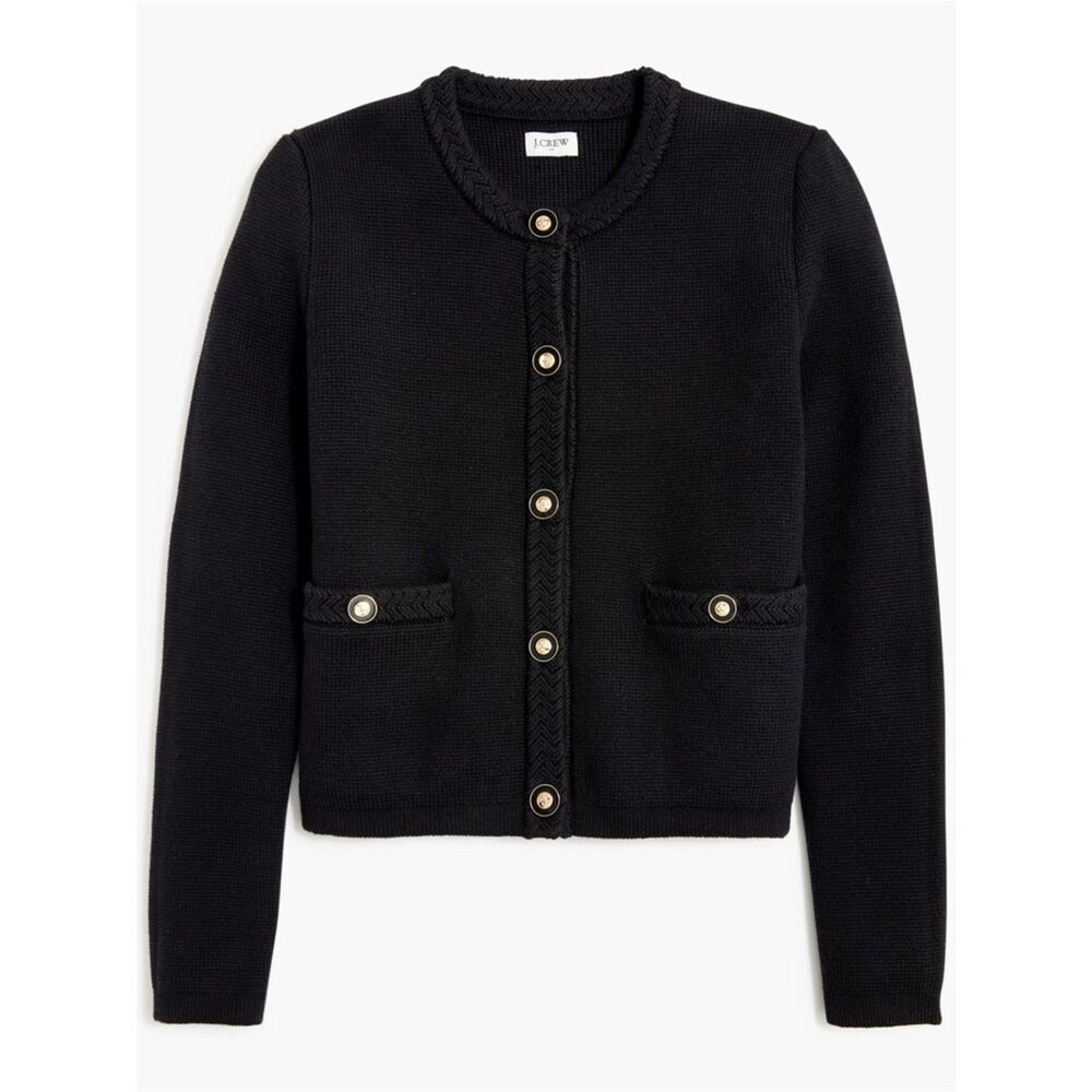 J.Crew Cotton lady jacket cardigan sweater Small